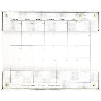 20"x16" Glass Dry Erase Calendar - Sugar Paper Essentials