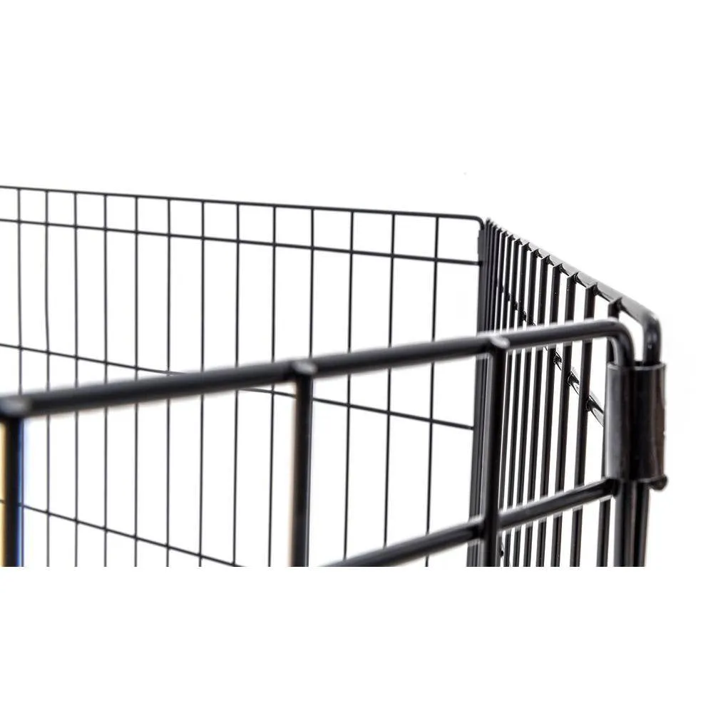 36 In. High Heavy Duty Dog Exercise Pen with Stakes