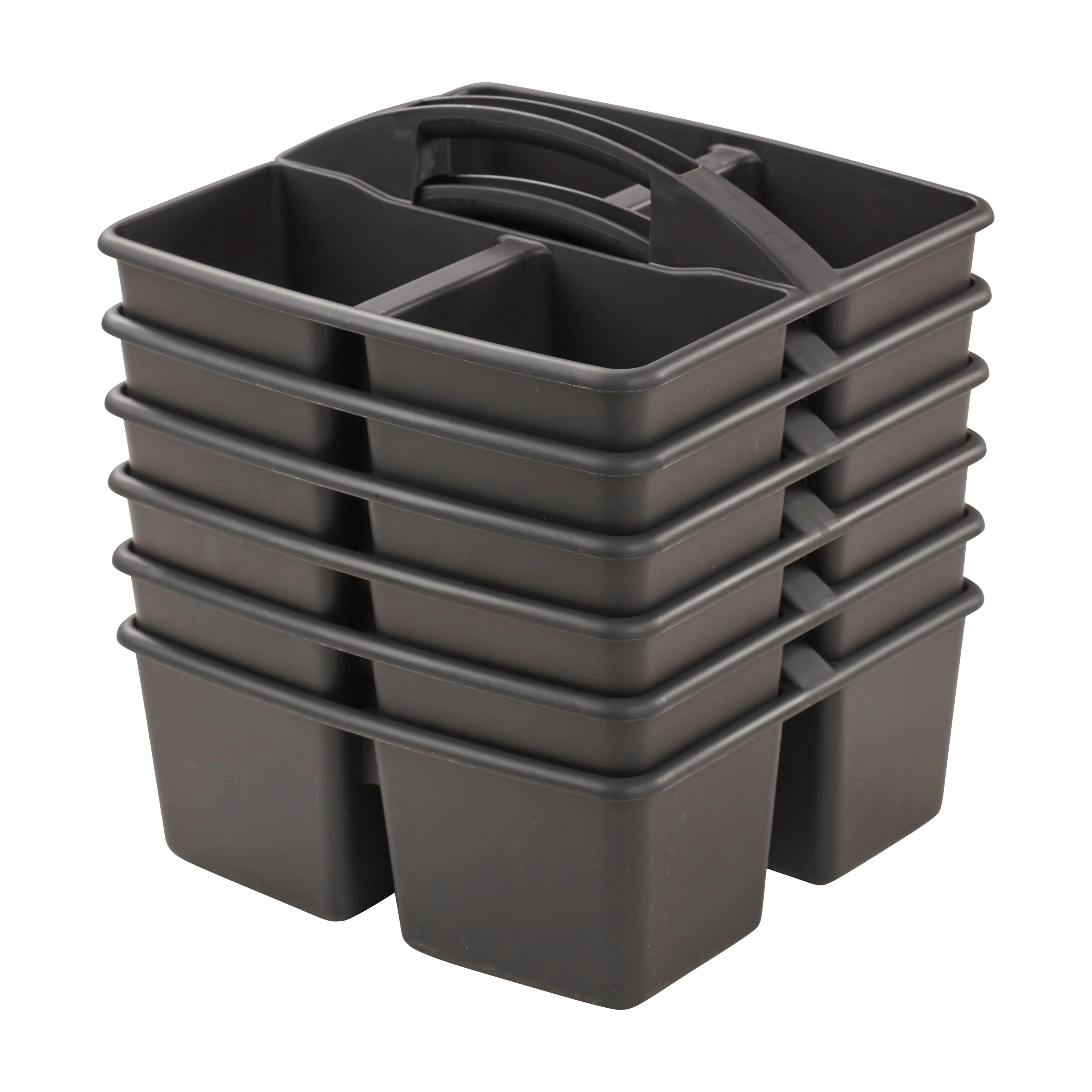 4-Compartment Medium Caddy, Storage Organizer, 6-Pack