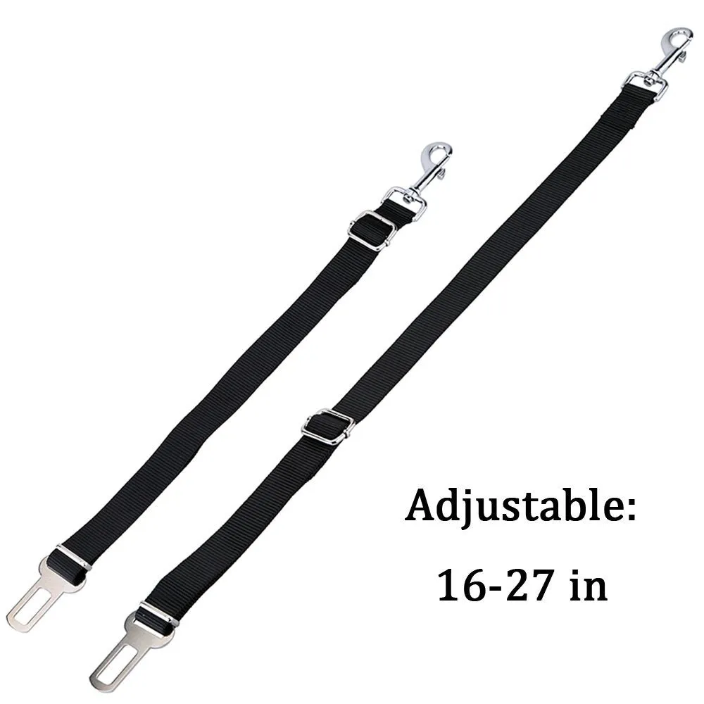 Adjustable Pet Seatbelt - Black