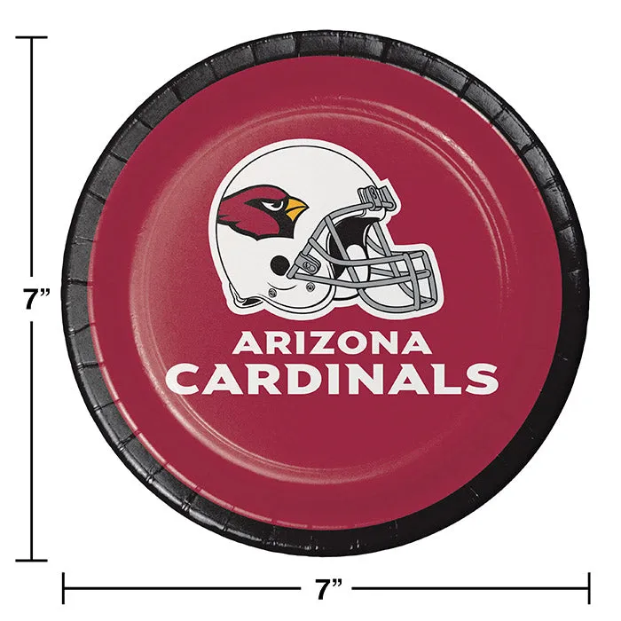 Arizona Cardinals Dessert Plates (8/Pkg)