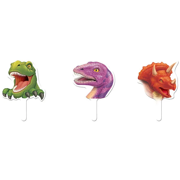 Bulk Dino Blast Cupcake Toppers (144 per Case)