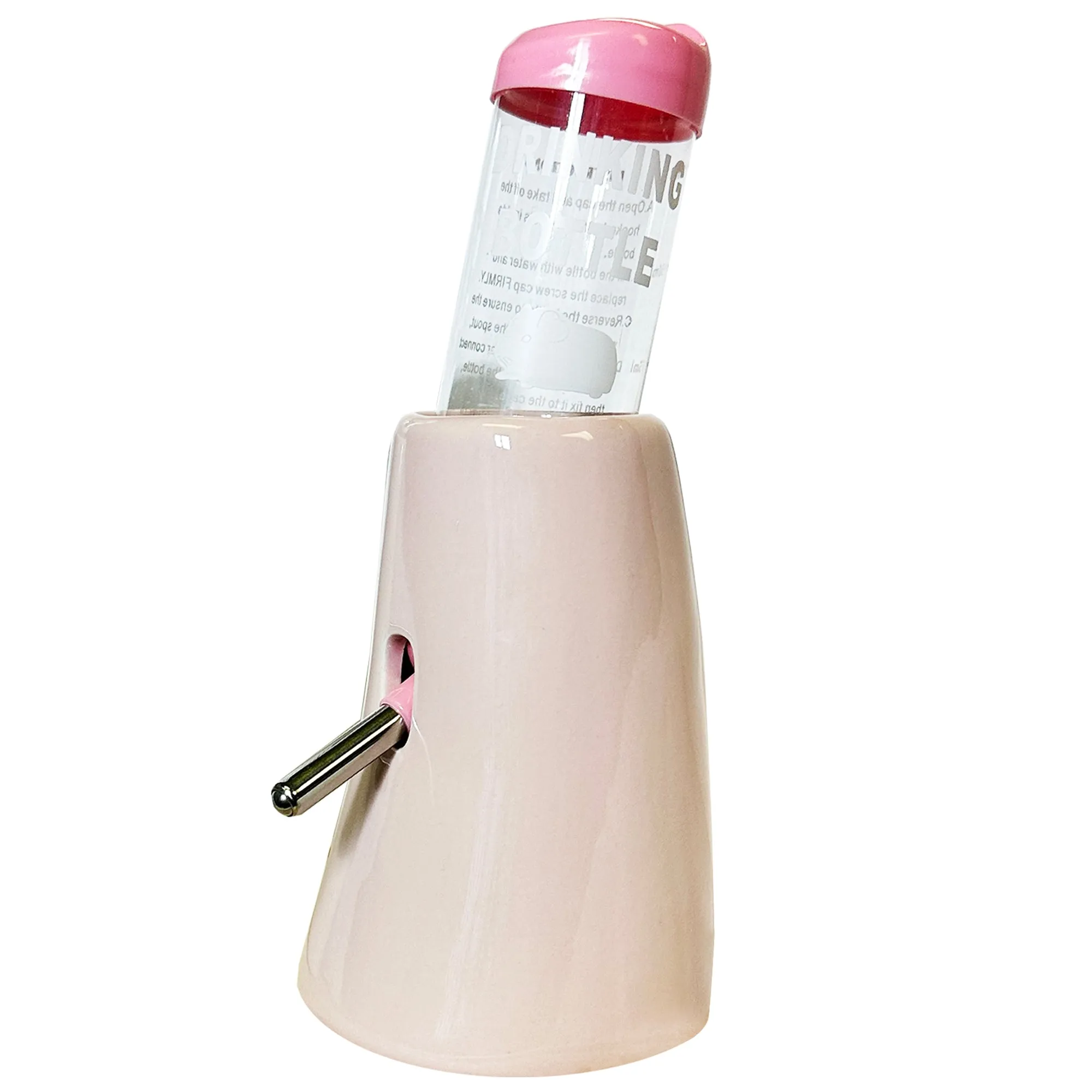 Ceramic Holder with Water Bottle