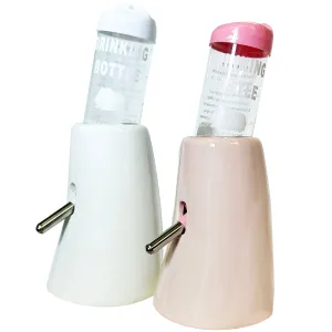 Ceramic Holder with Water Bottle