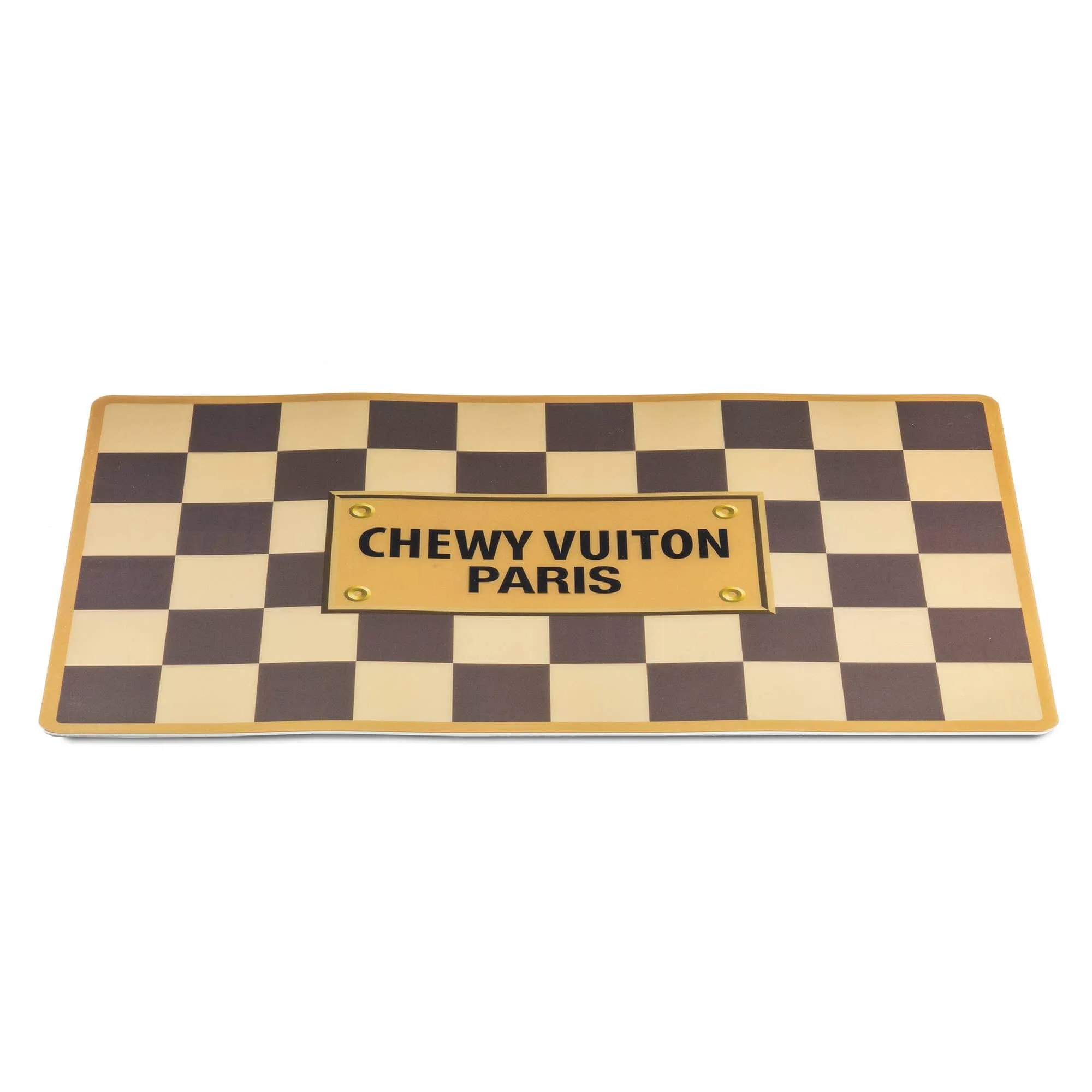 Checker Chewy Vuiton Placemats Haute Diggity Dog