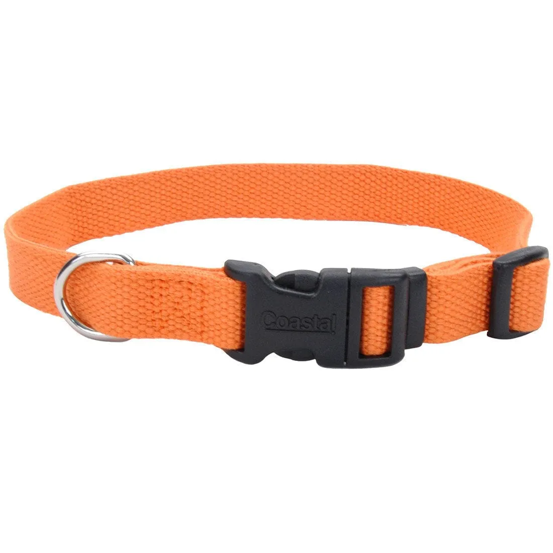 Coastal Pet Products New Earth Soy Adjustable Dog Collar in Pumpkin