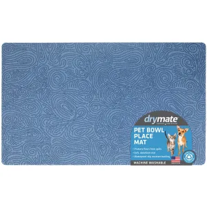 Drymate Blue Stucco Feeding Placemat for Pets