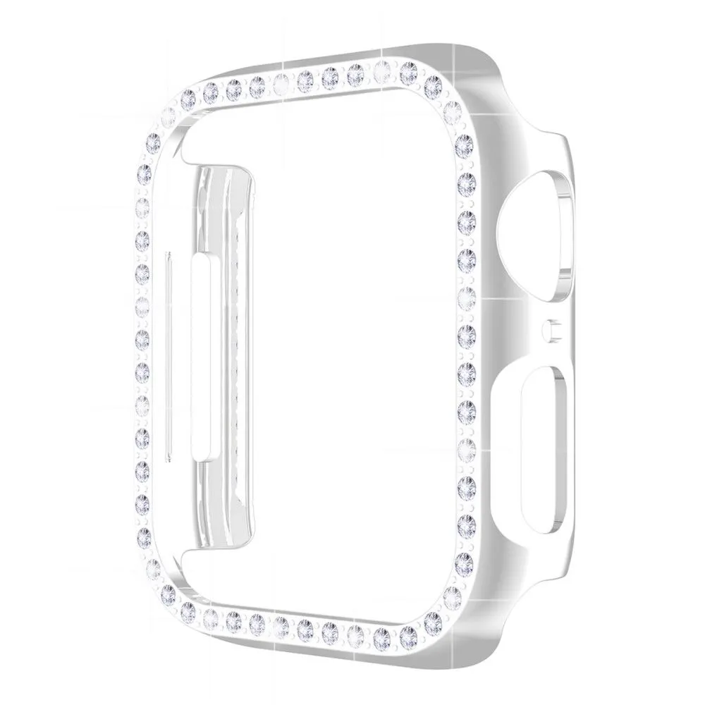 ENKAY Apple Watch (41mm) rhinestone cover with screen protector - Silver