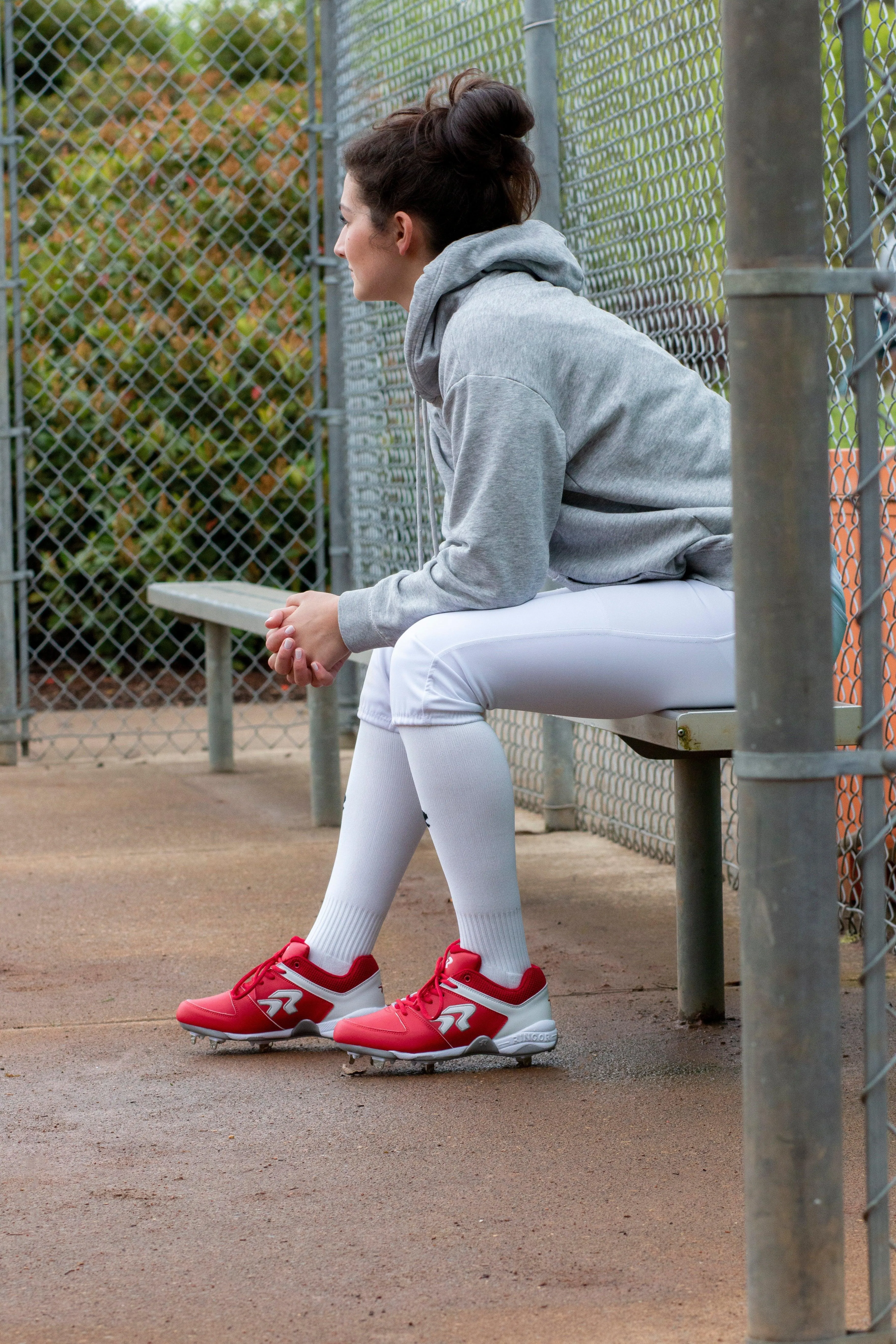 Flite Softball Spikes with Pitching Toe - Wide