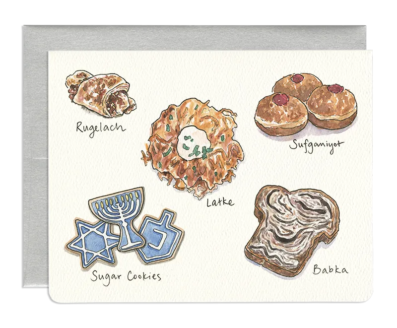  Hannukah Treats  Card