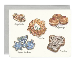  Hannukah Treats  Card