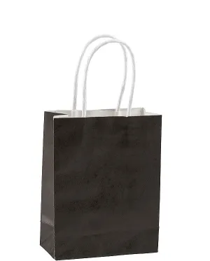 Kraft Black Paper Bag Each