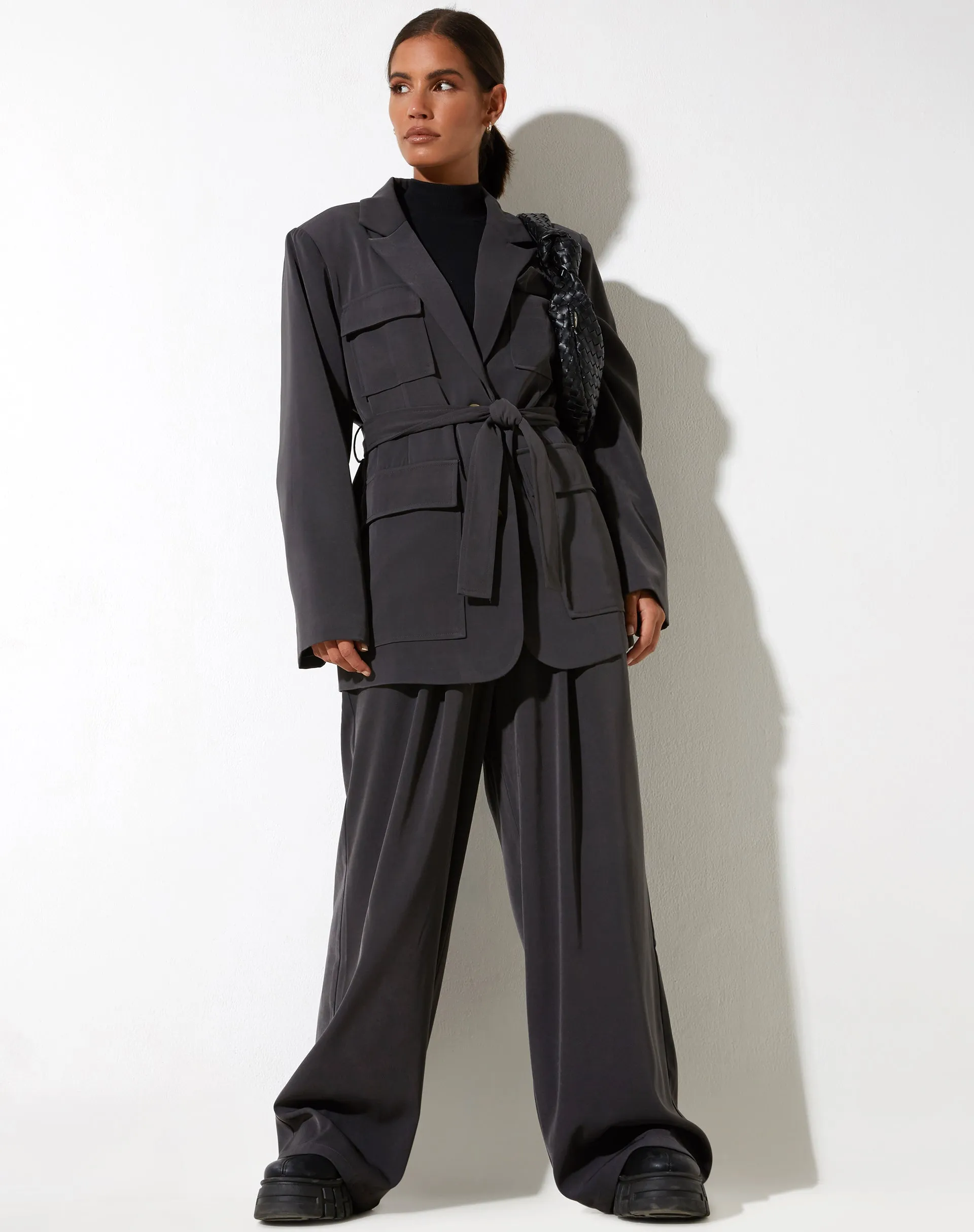 Magawa Blazer in Tailoring Charcoal