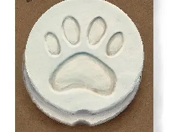 Moisture Absorbent Car Coasters - Dog Paw