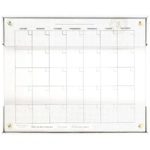 Open Box - 20"x16" Glass Dry Erase Calendar - Sugar Paper Essentials