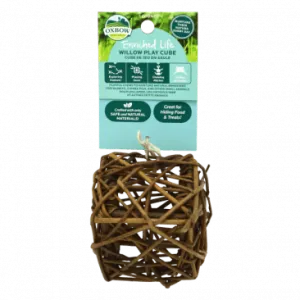 Oxbow Willow Play Cube Small Pet Treat