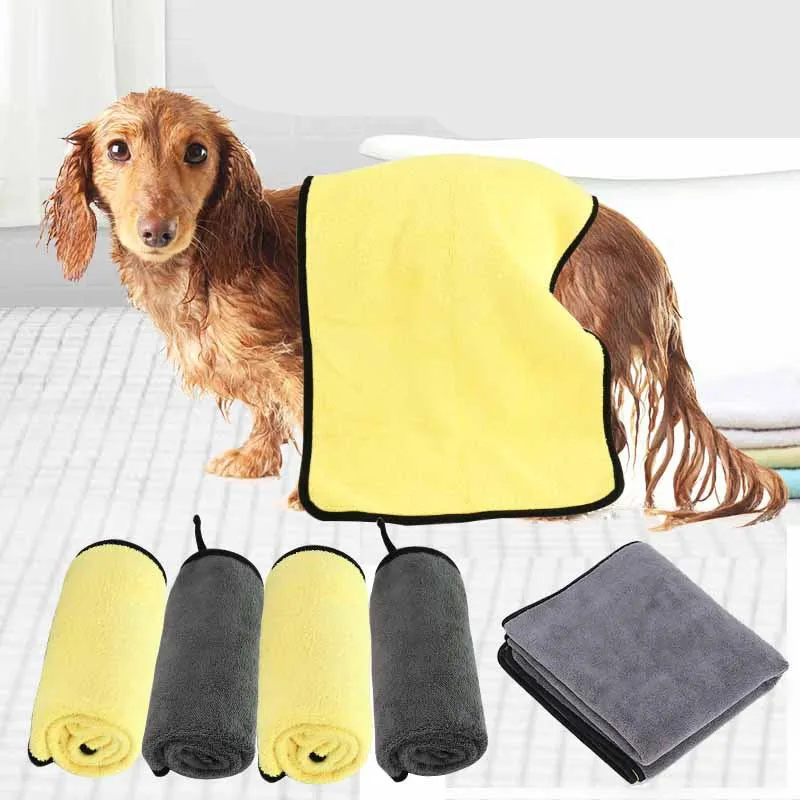 Pet Absorbent Towel Multi-size High Quality Pet Bath Towel