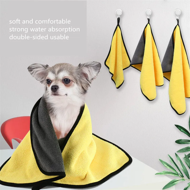 Pet Absorbent Towel Multi-size High Quality Pet Bath Towel