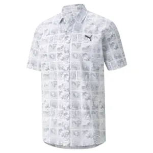 Puma Men's MATTR Shipwrecked Button Down Golf Polo 2022