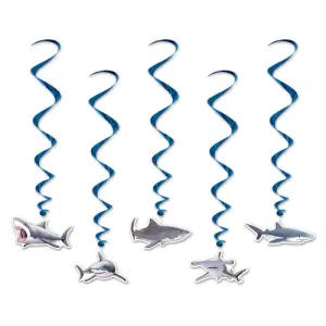 Shark Hanging Swirl Decorations LIMITED STOCK