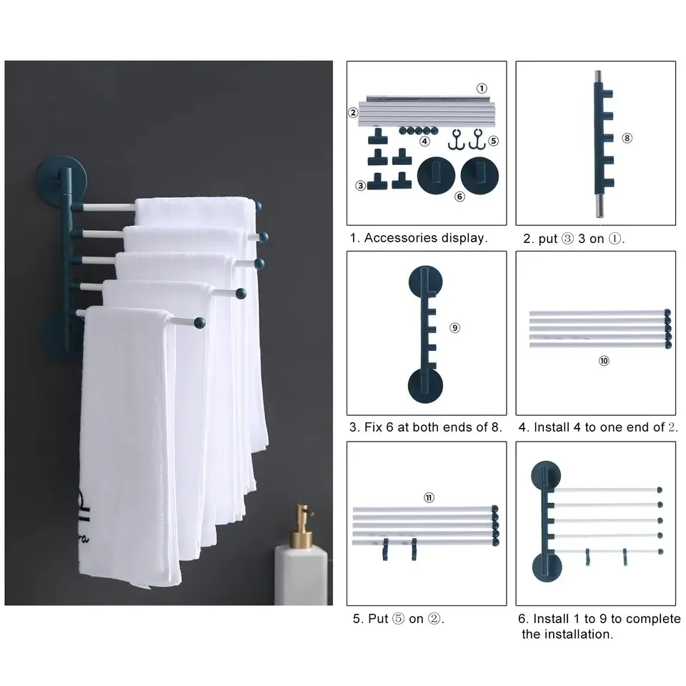 TOWEL ROTATING RACK