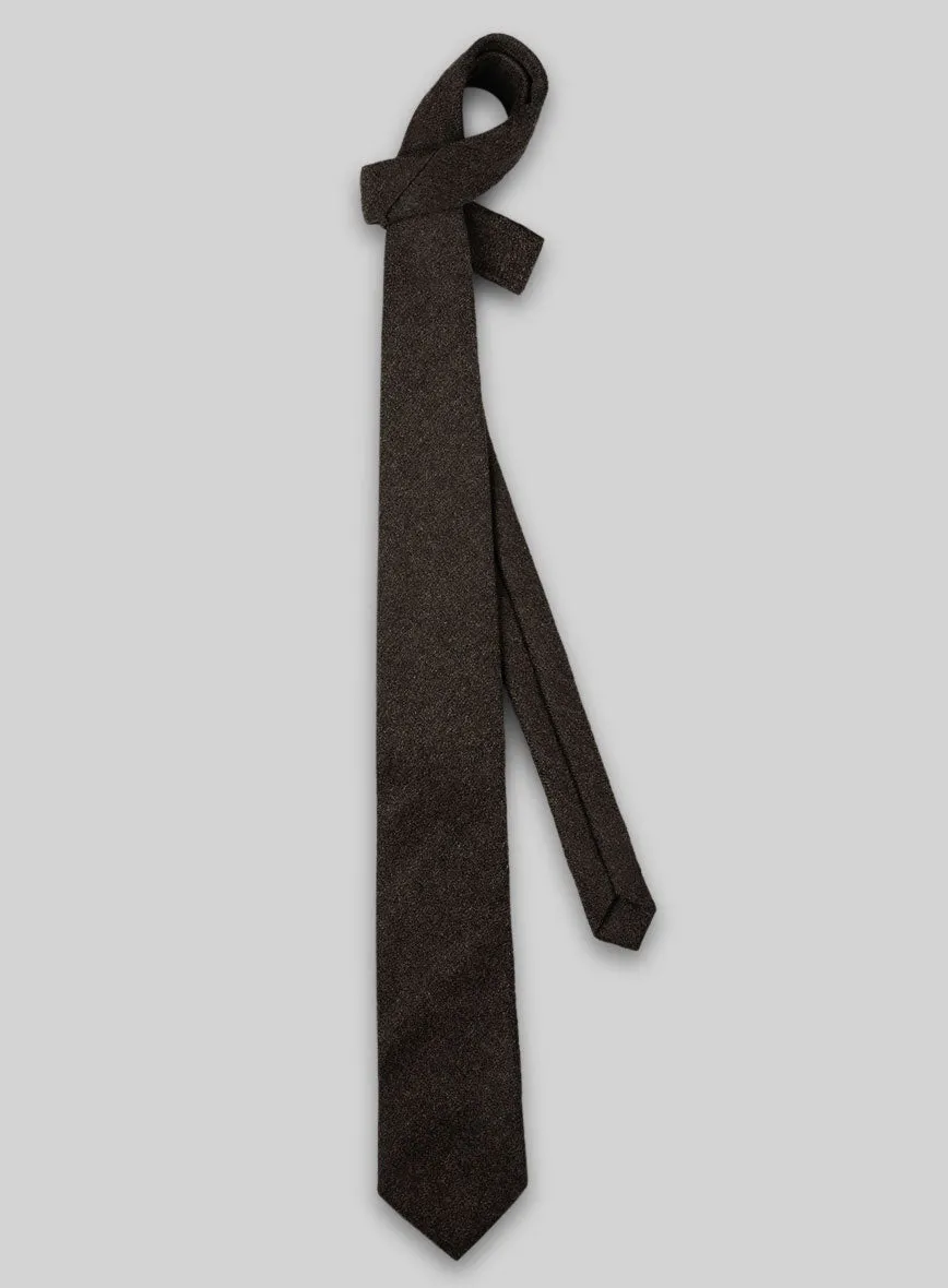 Tweed Tie - Naples Dark Brown