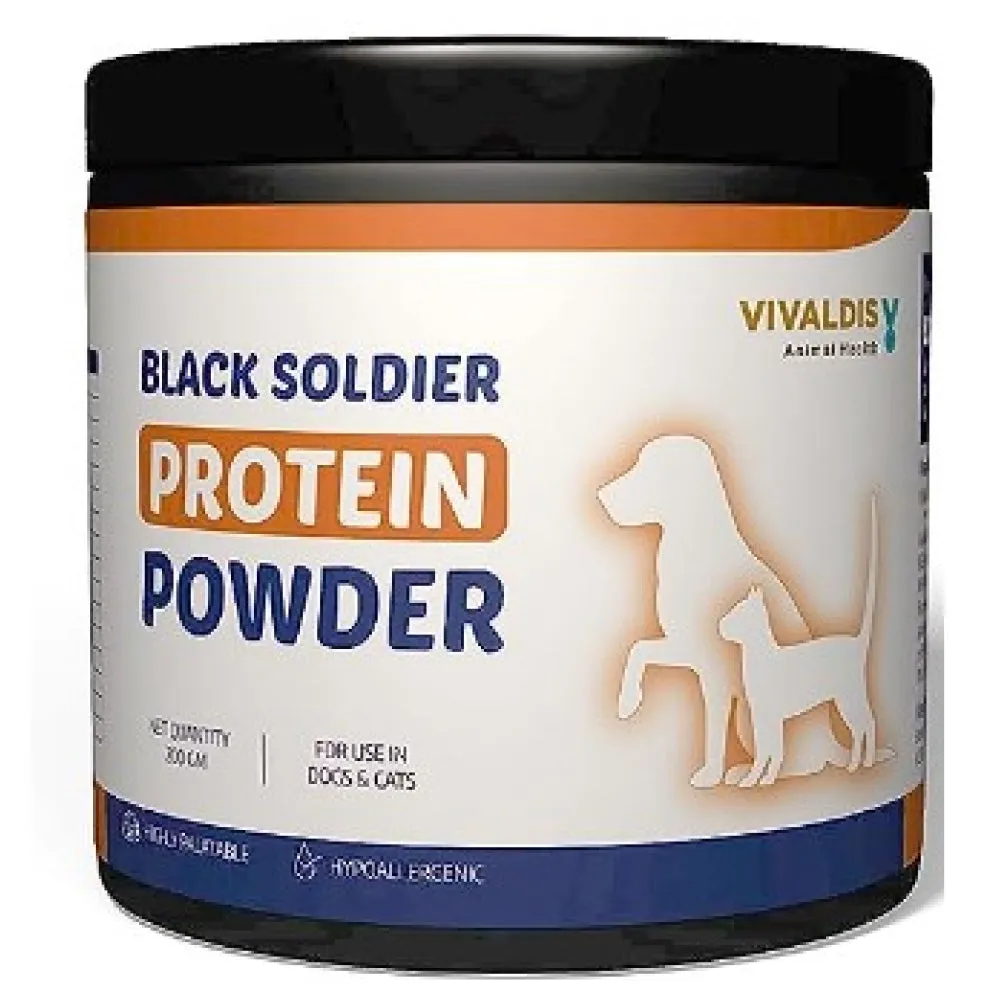 Vivaldis Black Soldier Protein Powder for Dogs and Cats (200g)