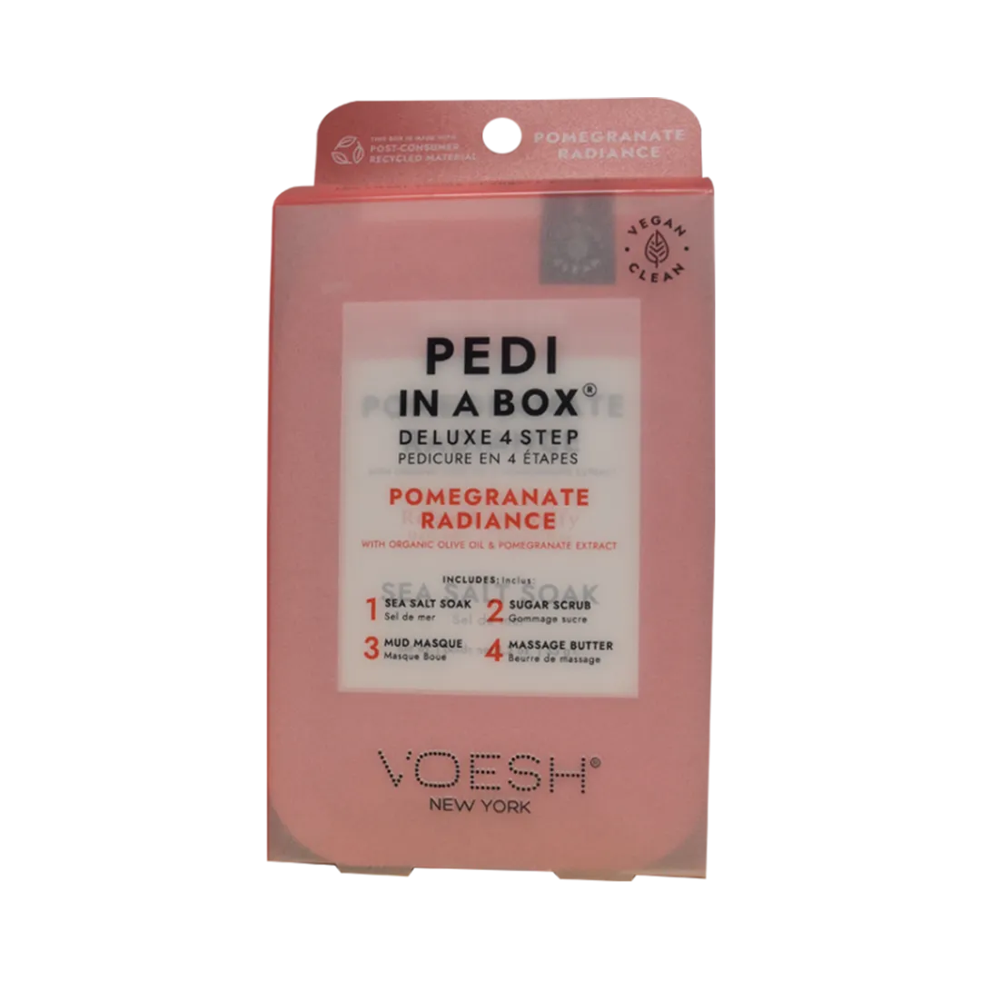 Voesh Pedi In a Box - 4 Step - Pomegranate