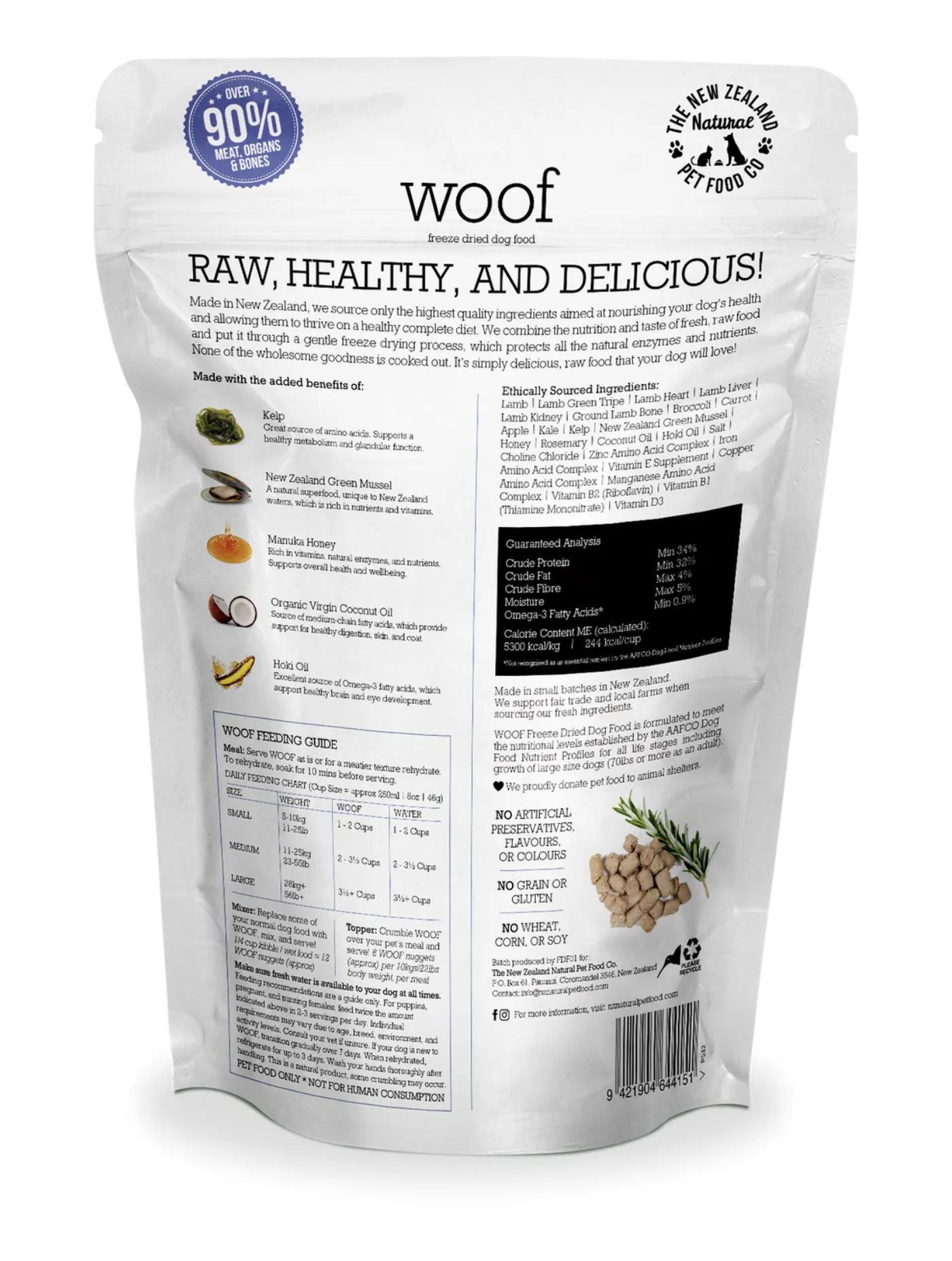 Woof Freeze-dried Lamb