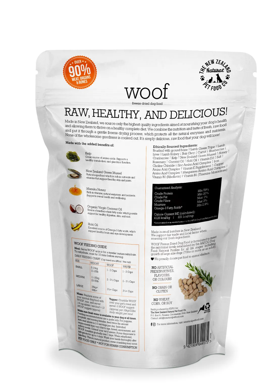 Woof Freeze-dried Wild Brushtail