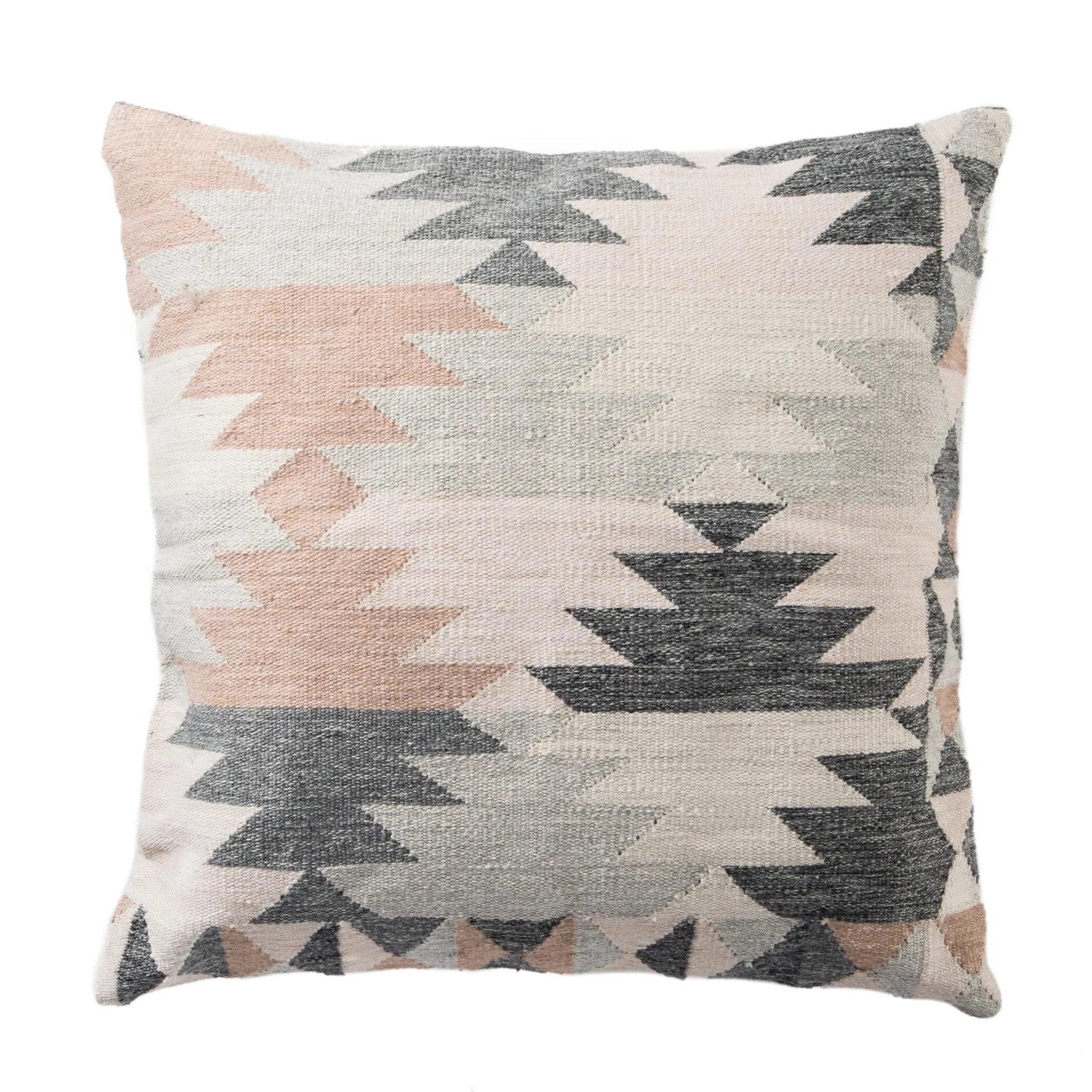 Zion ZON01 Cream/Grey Pillow